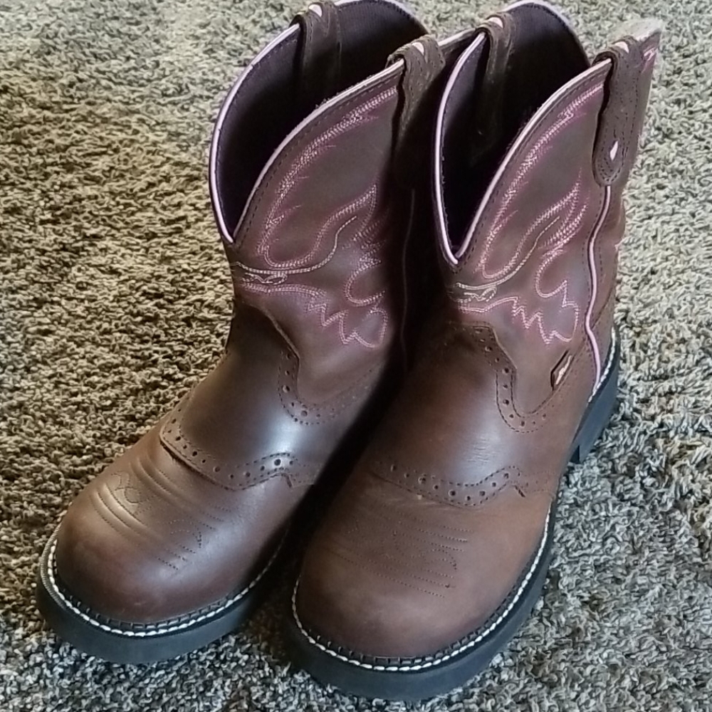 Justin Steel Toe boots!